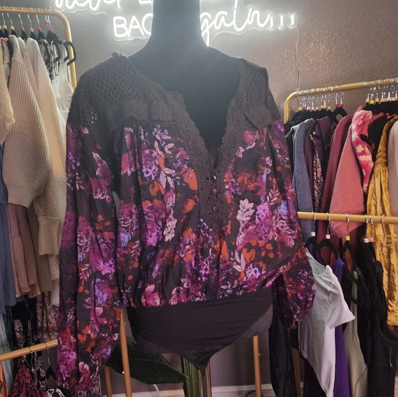 NWOT Free People Lulu May Bodysuit - Picture 4 of 9